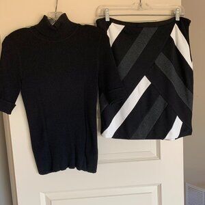 White House Black Market Sweater/Skirt